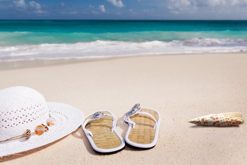 Beachfront location